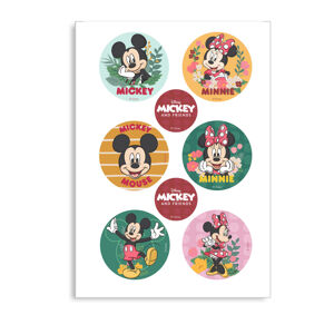 Dekora Mix jedlých obrázkov - Mickey a Minnie Mouse