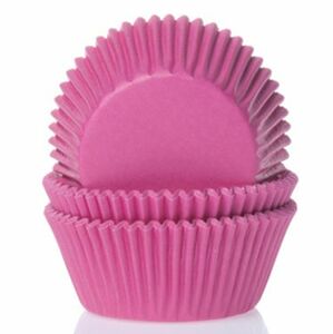 House of Marie Mini košíčky na muffiny tmavo ružové 60 ks