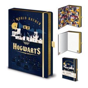 Pyramid Zápisník A5 Harry Potter - I would rather be at Hogwarts (Premium)