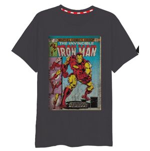 EPlus Pánske tričko Marvel - Iron Man sivé Veľkosť - dospelý: M