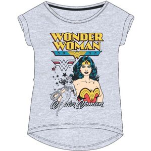 EPlus Dievčenské tričko - Wonder Woman sivé Veľkosť - deti: 152