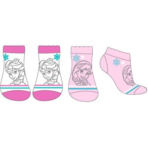 EPlus Sada 2 párov detských ponožiek - Frozen ružové Veľkosť ponožiek: 23-26