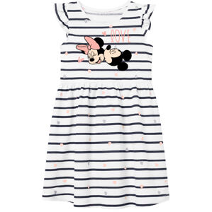 EPlus Dievčenské šaty Minnie Mouse - Pruhované Veľkosť - deti: 128