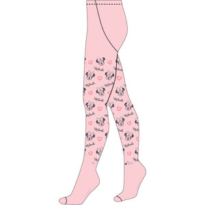 EPlus Dievčenské pančuchové nohavice - Minnie Mouse ružové Veľkosť - deti: 104/110