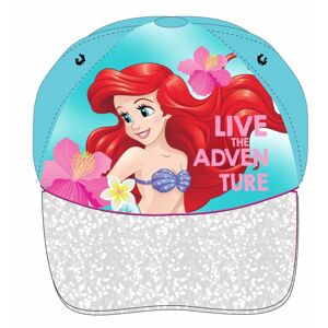 EPlus Dievčenská šiltovka - Ariel Disney zelená Veľkosť šiltovka: 54