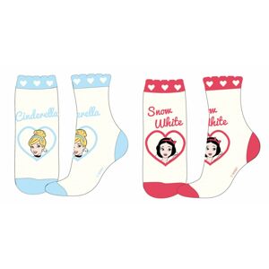 EPlus Sada 2 párov detských ponožiek - Princezné Disney Veľkosť ponožiek: 23-26