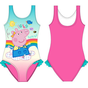 EPlus Jednodielne plavky - Peppa Pig ružové Veľkosť - deti: 92/98