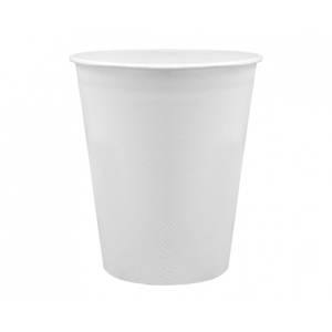 Godan Kompostovateľné poháre z cukrovej trstiny - biele 260 ml 6 ks