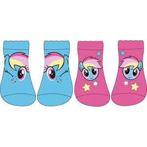 EPlus Sada 2 párov detských ponožiek - My Little Pony mix Veľkosť ponožiek: 23-26