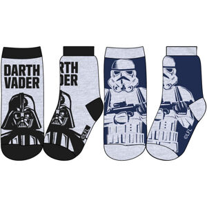 EPlus Sada 2 párov detských ponožiek - Star Wars Veľkosť ponožiek: 31-34