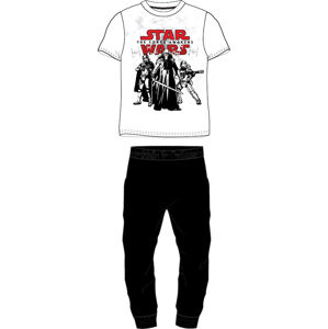 EPlus Pánske pyžamo - Star Wars bieločierne Veľkosť - dospelý: L