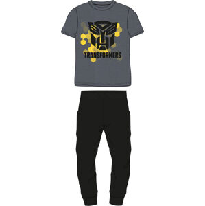 EPlus Pánske pyžamo - Transformers čierne Veľkosť - dospelý: XL