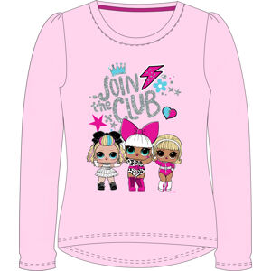 EPlus Dievčenské tričko s dlhým rukávom - LOL Surprise ružové Veľkosť - deti: 104