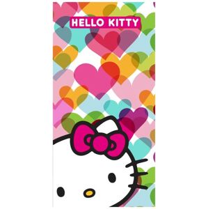 EPlus Detská osuška - Hello Kitty (farebná) 70 x 140 cm
