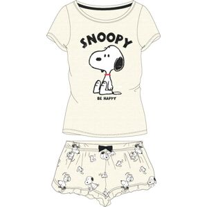 EPlus Dámske pyžamo - Snoopy krémové Veľkosť - deti: L