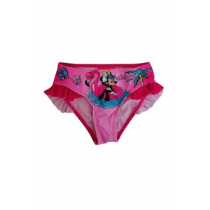 Setino Dievčenské plavky spodok - Minnie Mouse tmavoružové Veľkosť - deti: 128