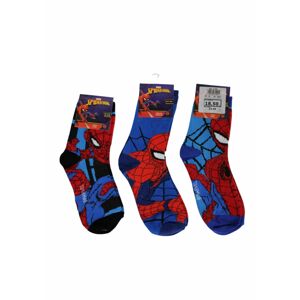 Setino Sada 3 párov detských ponožiek - Spiderman mix Veľkosť ponožiek: 23-26