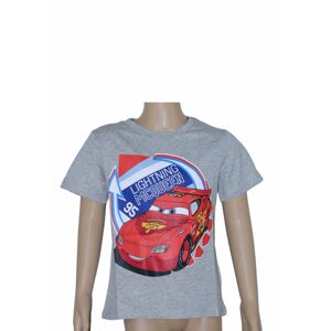 Setino Chlapčenské tričko - Autá McQueen sivé Veľkosť - deti: 110