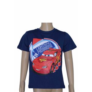 Setino Chlapčenské tričko - Autá MCQueen tmavomodré Veľkosť - deti: 98