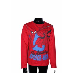 Setino Chlapčenské tričko s dlhým rukávom - Spiderman červené Veľkosť - deti: 3 roky