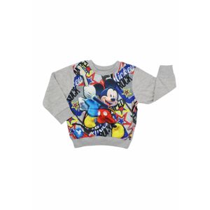 Setino Chlapčenská mikina - Mickey Mouse sivá Veľkosť - deti: 128