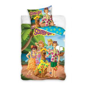 Carbotex Detské posteľné obliečky - Scooby Doo Dovolenka  140 x 200 cm