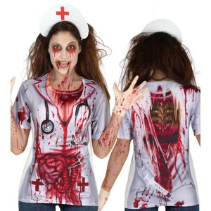 Guirca Dámske tričko s potlačou - Zombie zdravotná sestra