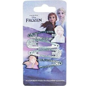 Cérda Sponky do vlasov Frozen - Elsa a Anna modré 4 ks