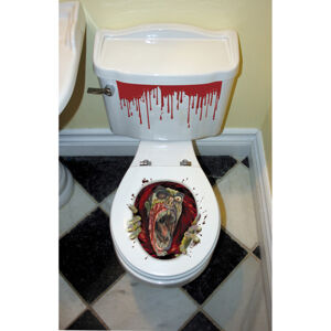 Amscan Dekorácia na toaletu - Halloween Zombie