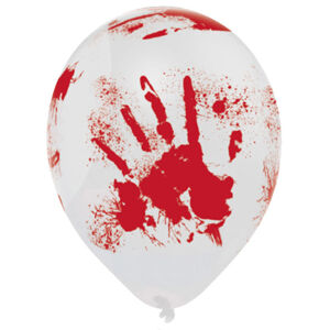 Amscan Sada latexových balónov - Krvavé odtlačky 6 ks