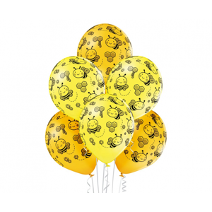 Belbal Sada latexových balónov - Včielka 6 ks