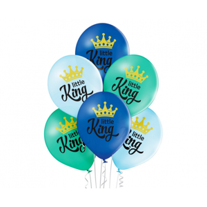 Belbal Sada latexových balónov - Little King 6 ks