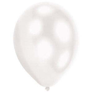 Amscan LED balóniky biele 5 ks