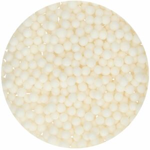 Funcakes Cukrové guličky Soft Pearls - Biele 80 g