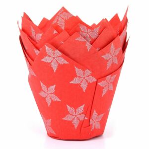House of Marie Vianočné košíčky na pečenie tulipán - Hviezdy 36 ks