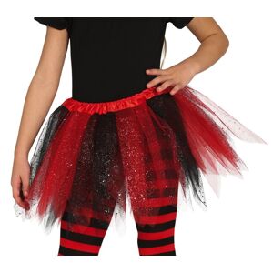 Guirca Detská TUTU sukňa - červeno/čierna 30 cm