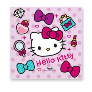 Procos Servítky - Hello Kitty 33 x 33 cm 20 ks