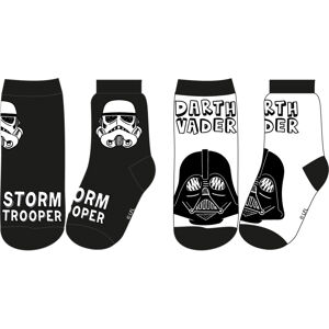 EPlus Sada 2 párov detských ponožiek - Star Wars Veľkosť ponožiek: 23-26