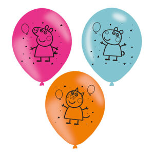 Amscan Sada latexových balónov - Peppa pig 6 ks