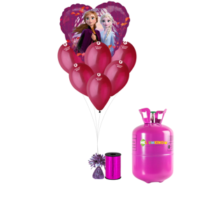 HeliumKing Hélium párty set - Frozen bordový