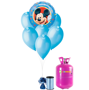 HeliumKing Hélium párty set - Mickey Mouse modrý