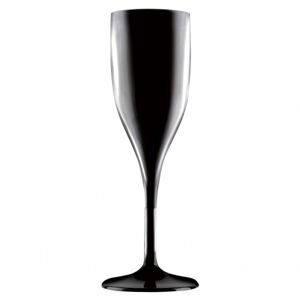 Santex Poháre na šampanské - čierne