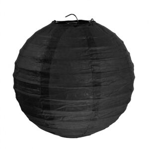 Santex Jednofarebné lampióny 20 cm Farba: čierna