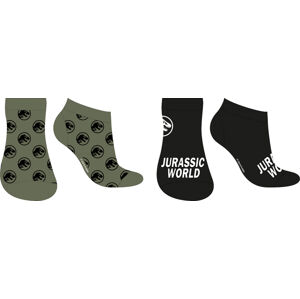 EPlus Sada 2 párov detských ponožiek - Jurassic World Veľkosť ponožiek: 35-38