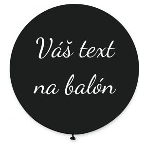 Personal Balón s textom - Čierny 80 cm