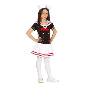 Guirca Dievčenský kostým - Malá námorníčka Veľkosť - deti: XL