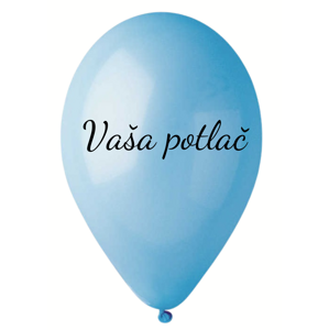 Personal Balónik s potlačou - Baby modrý 26 cm Potlač: 1000 ks