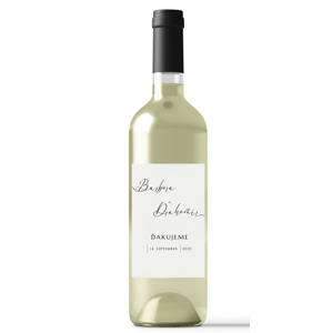 Personal Etiketa na fľašu - Simple Rozmery etikety: 8 x 11 cm - víno