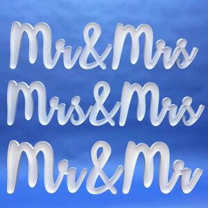 Nikoloon Šablóny na balóny - Mr & Mrs, Mr & Mr, Mrs & Mrs