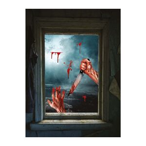 Guirca Dekorácia na okno - Krvavé ruky
